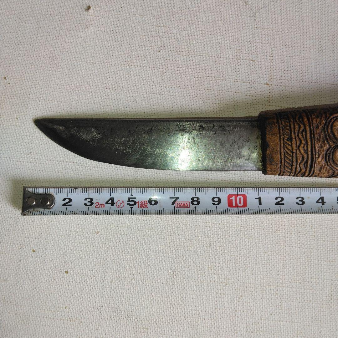 アイヌマキリ　工芸品彫刻　北海道