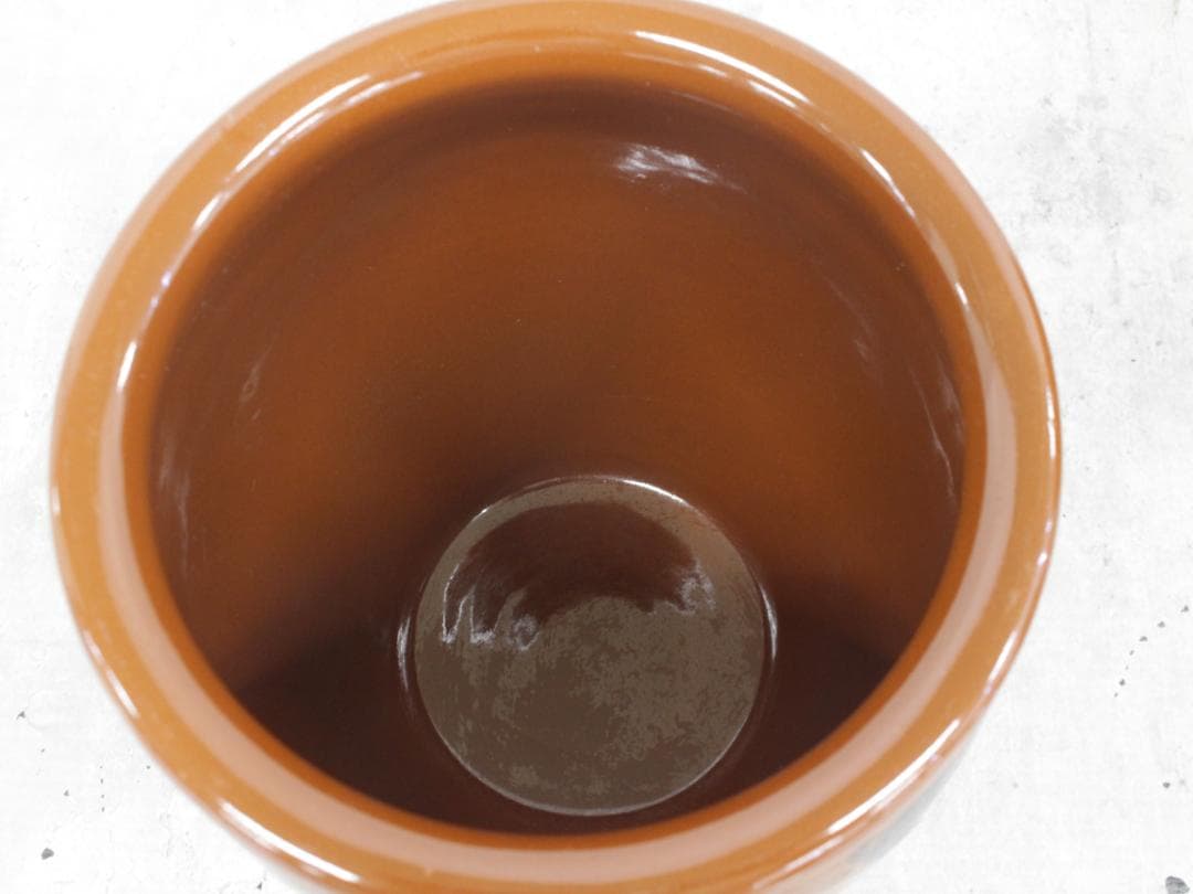 ▲2個セット 常滑焼 蓋付き甕 漬物鉢 梅干し 味噌 容器
