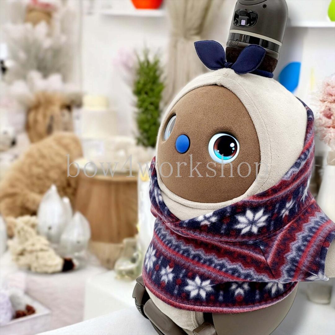 ラボット LOVOT ラボットの服ハンドメイド　ノルデック柄フリースパーカー