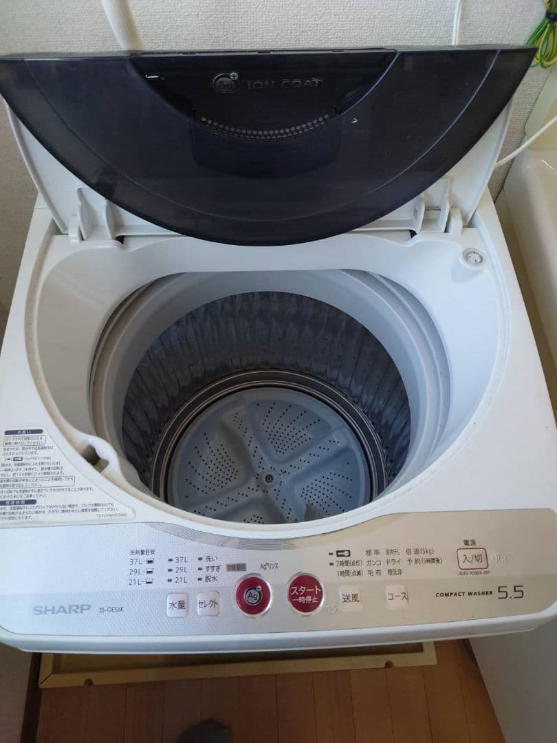 SHARP　ES-GE55K 　全自動洗濯機 (送料込価格)