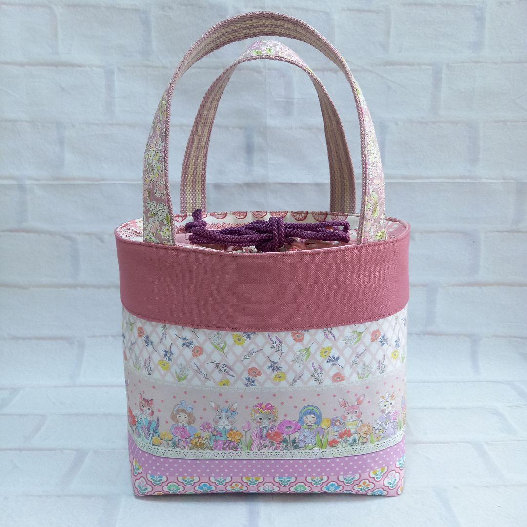 【専用】ジョリーフルール 巾着トートバッグ ハンドメイド