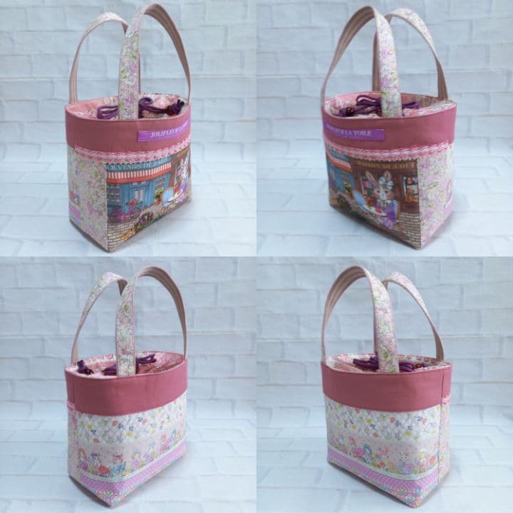 【専用】ジョリーフルール 巾着トートバッグ ハンドメイド