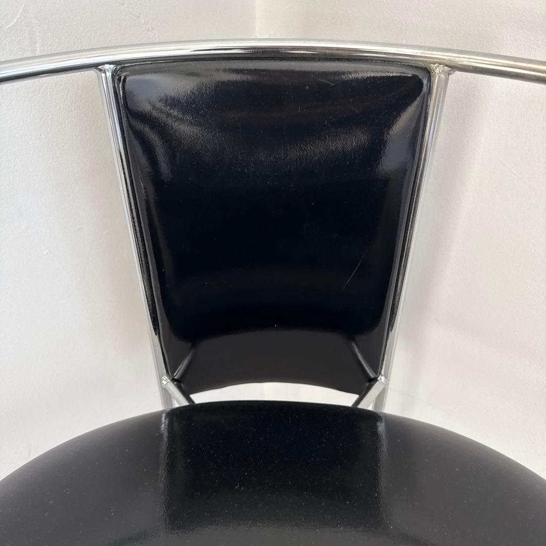 ヴィンテージ　ミッドセンチュリー　ステンレス　エナメル　アンティーク　チェア