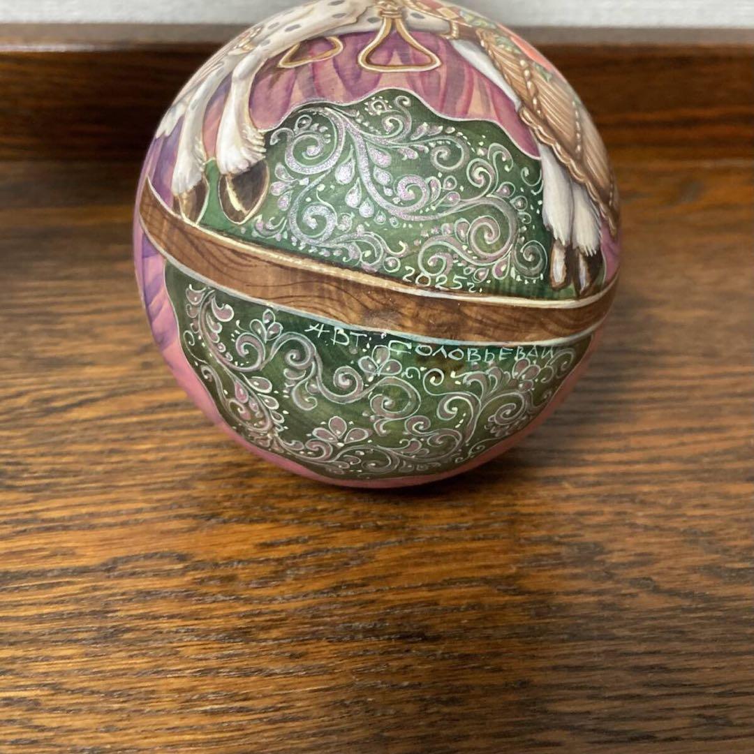 ロシア雑貨☆起き上がりこぼし♪『木馬』マトリョーシカ イリーナ作