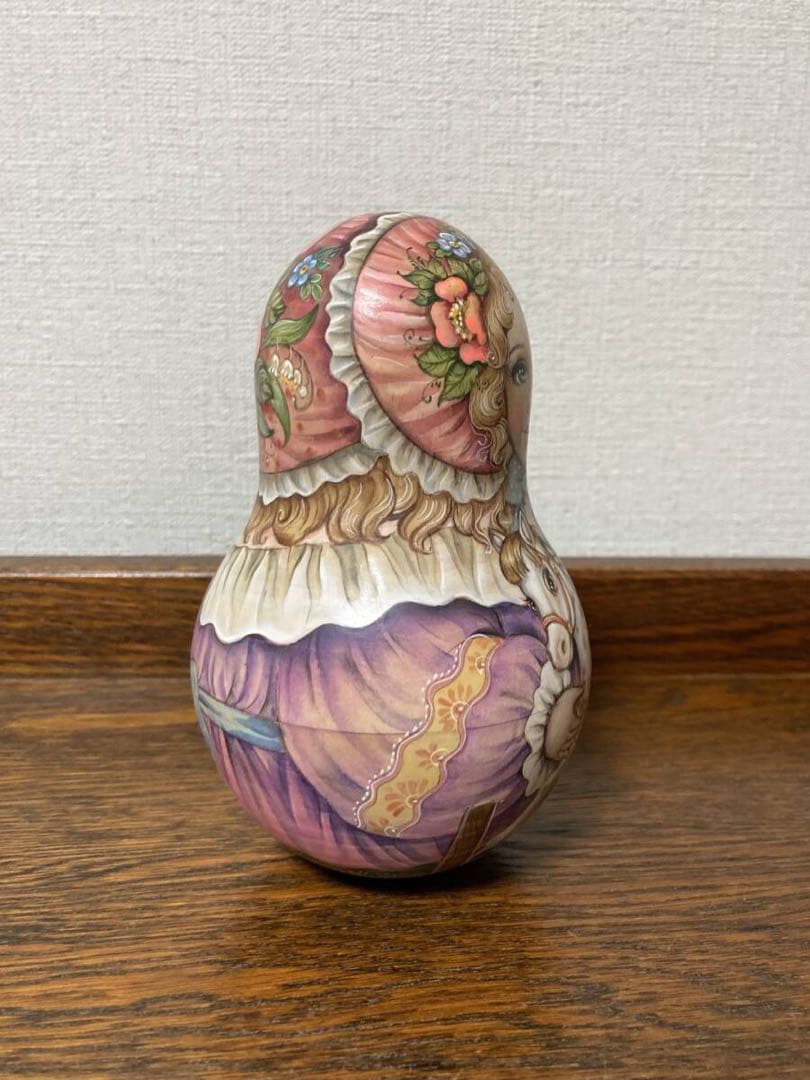 ロシア雑貨☆起き上がりこぼし♪『木馬』マトリョーシカ イリーナ作