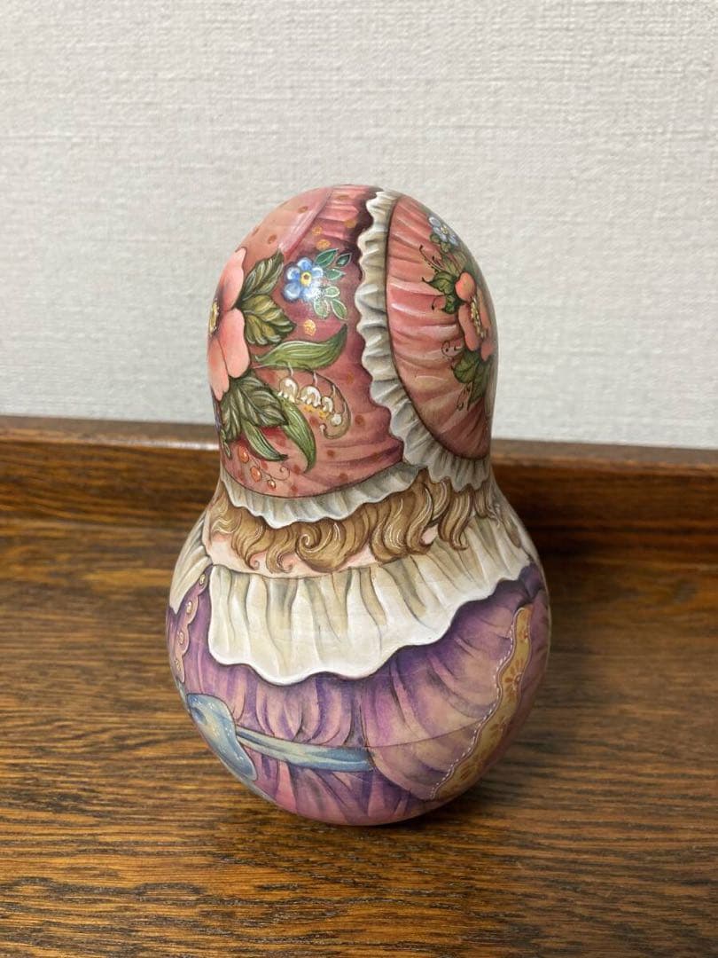 ロシア雑貨☆起き上がりこぼし♪『木馬』マトリョーシカ イリーナ作