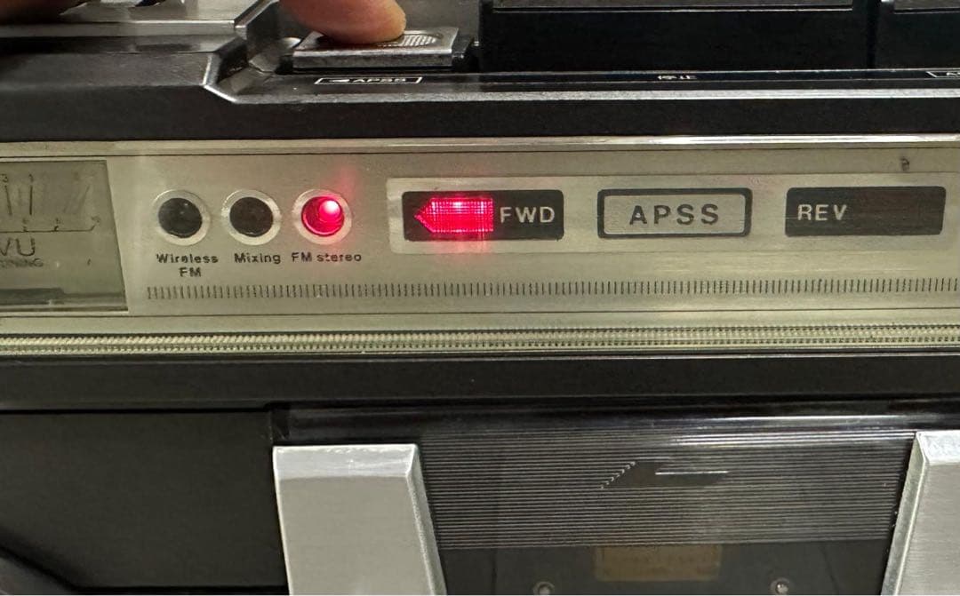 美品ラジカセ シャープ SHARP GF-305SBアンティーク レトロ ラジオ