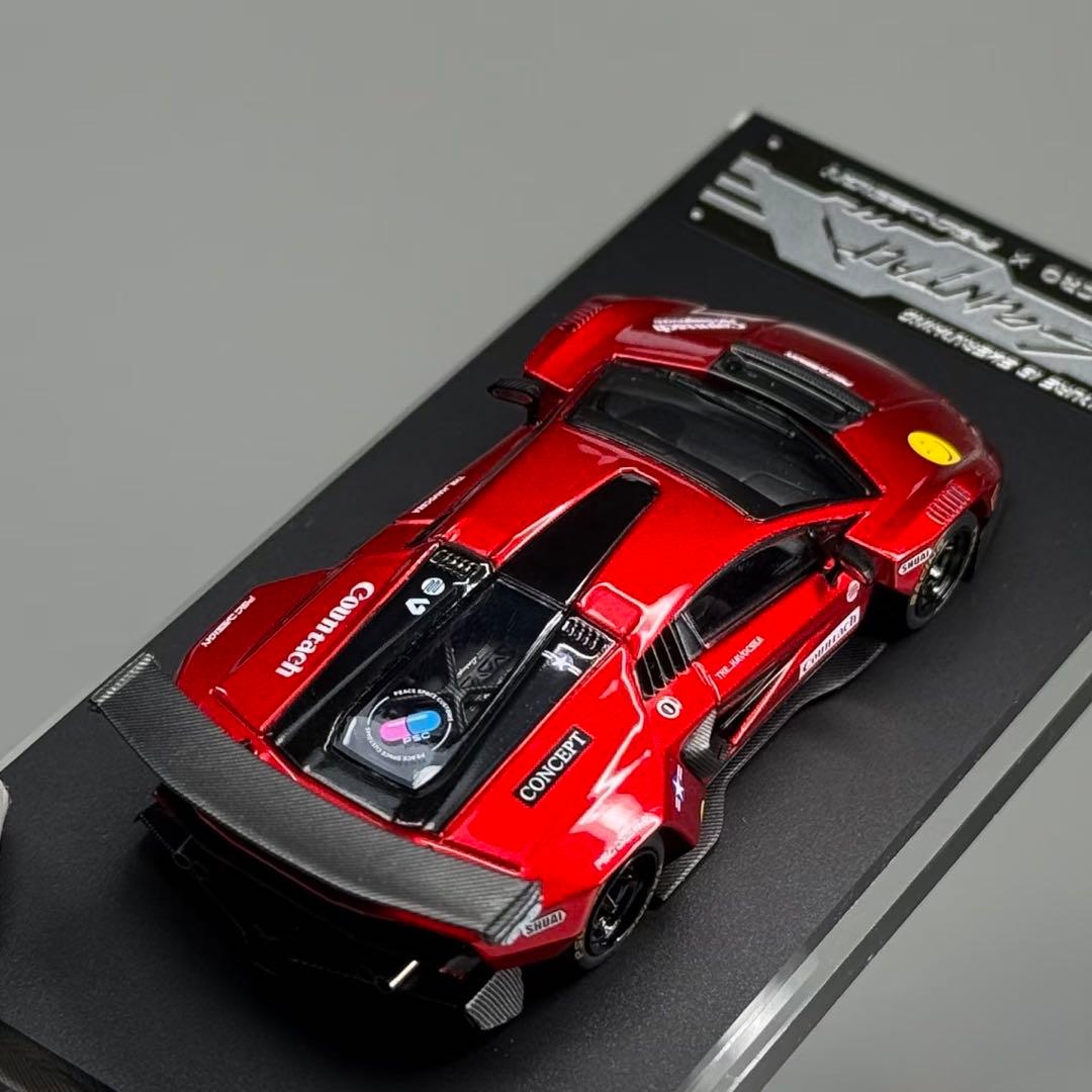 1/64 timemicro ランボルギーニ カウンタック レッド 未開封