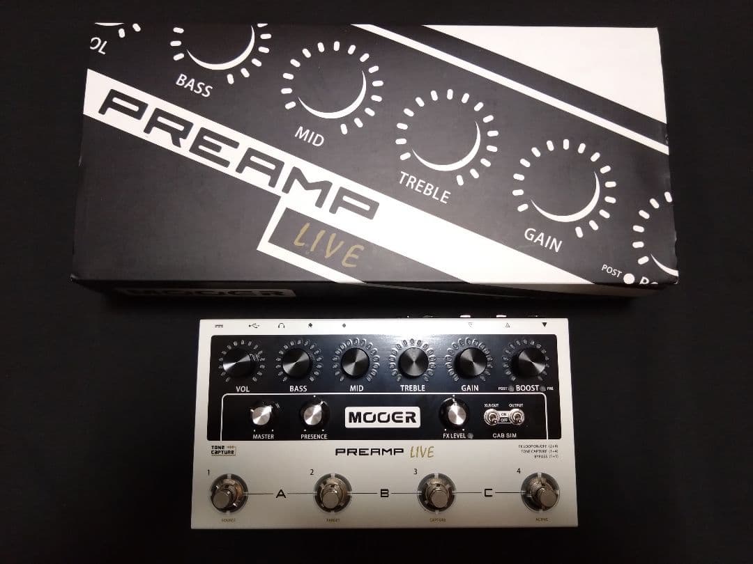 ギター MOOER PREAMP LIVE