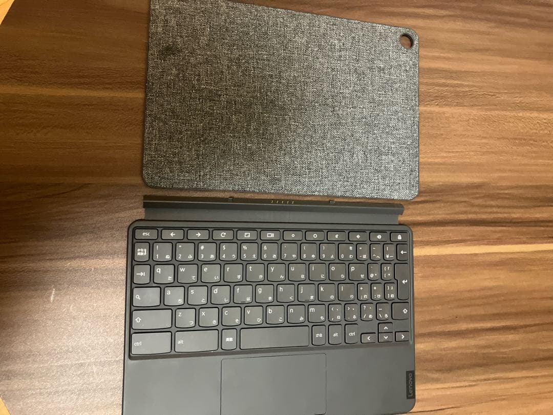Lenovo Chromebook 本体 キーボードカバー付き グレー/ブルー