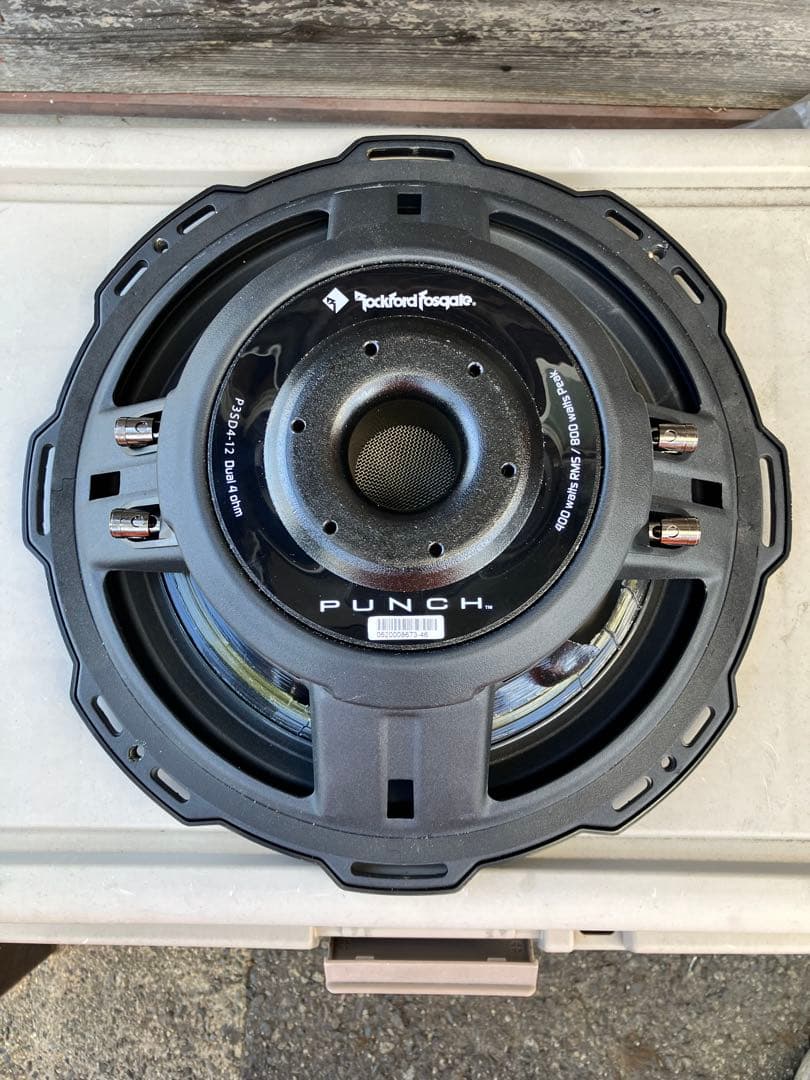 Rockford Fosgate PUNCH スピーカー 破損あり