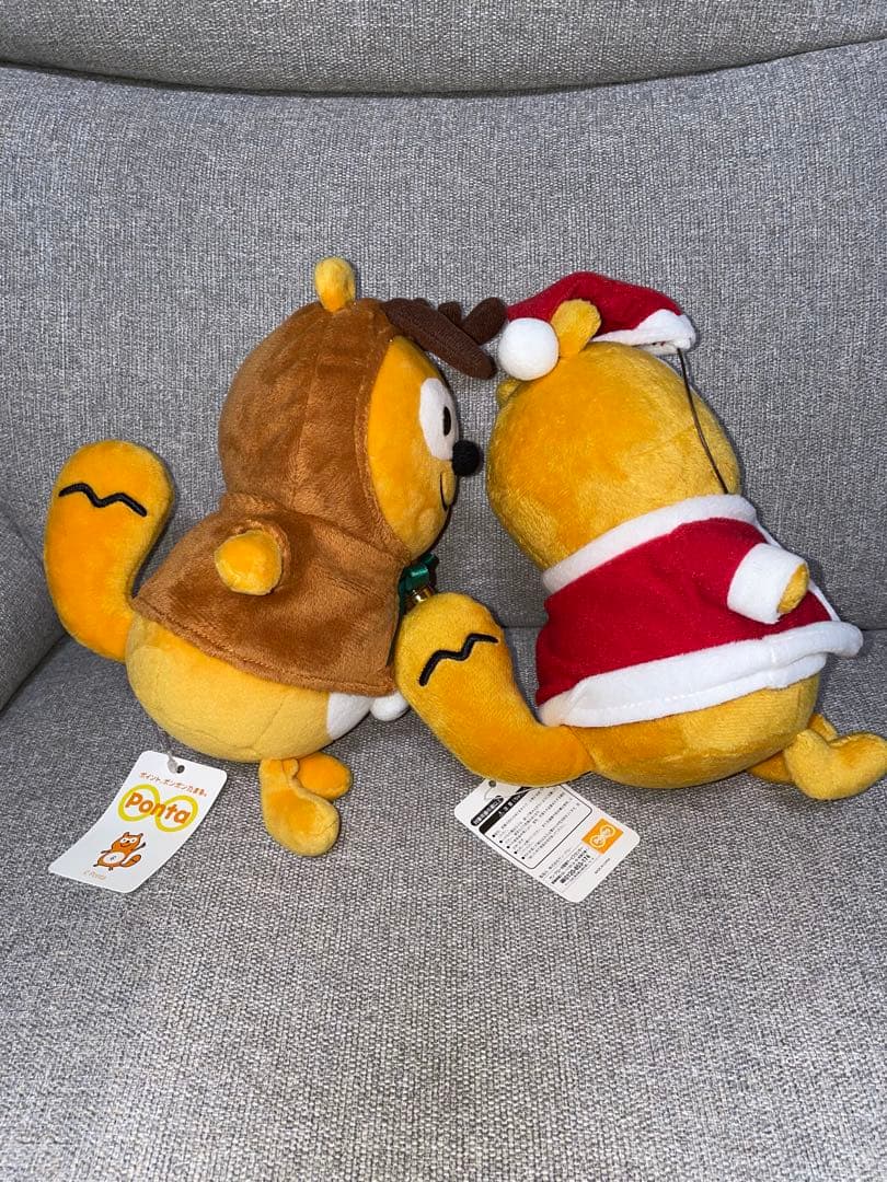 LAWSON ポンタ　ぬいぐるみ　サンタ　トナカイ　クリスマス　限定 非売品
