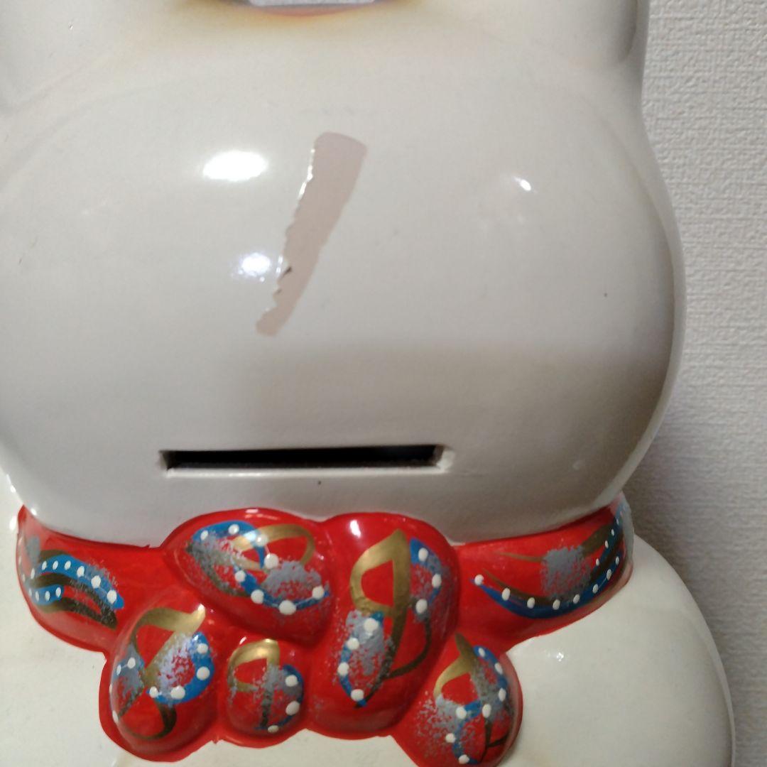 招きネコ貯金箱　レトロ