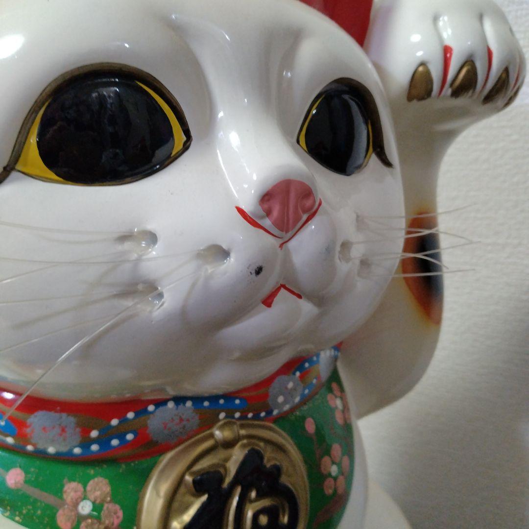 招きネコ貯金箱　レトロ