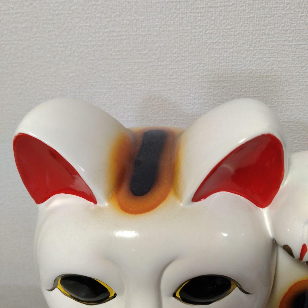 招きネコ貯金箱　レトロ