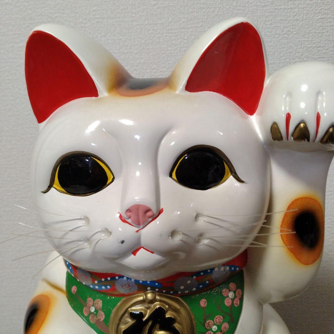 招きネコ貯金箱　レトロ