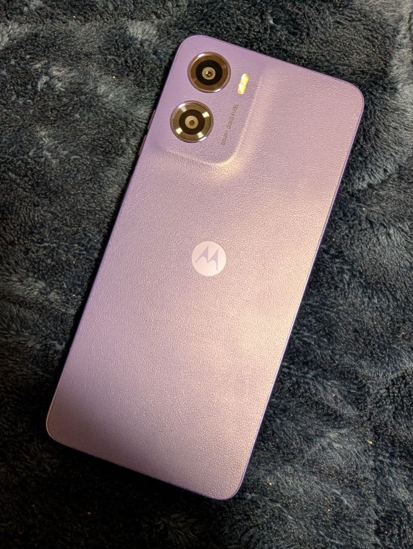 Motorola スマートフォン パープル　g05 Android