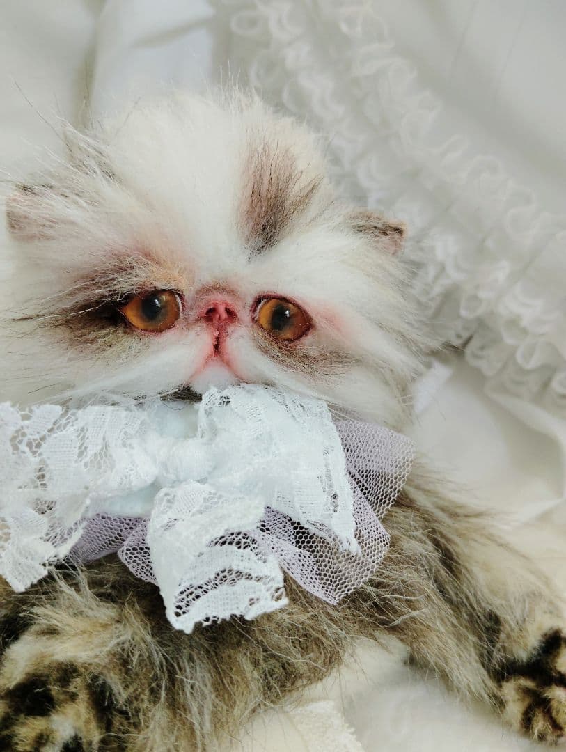 生後１か月♡可愛い毛の子猫ちゃん♡アートドール♡ぬいぐるみ♡