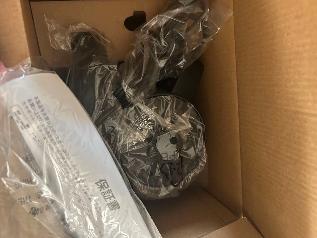 新品未使用　siroca SK-D171 ブラック 電気ケトル