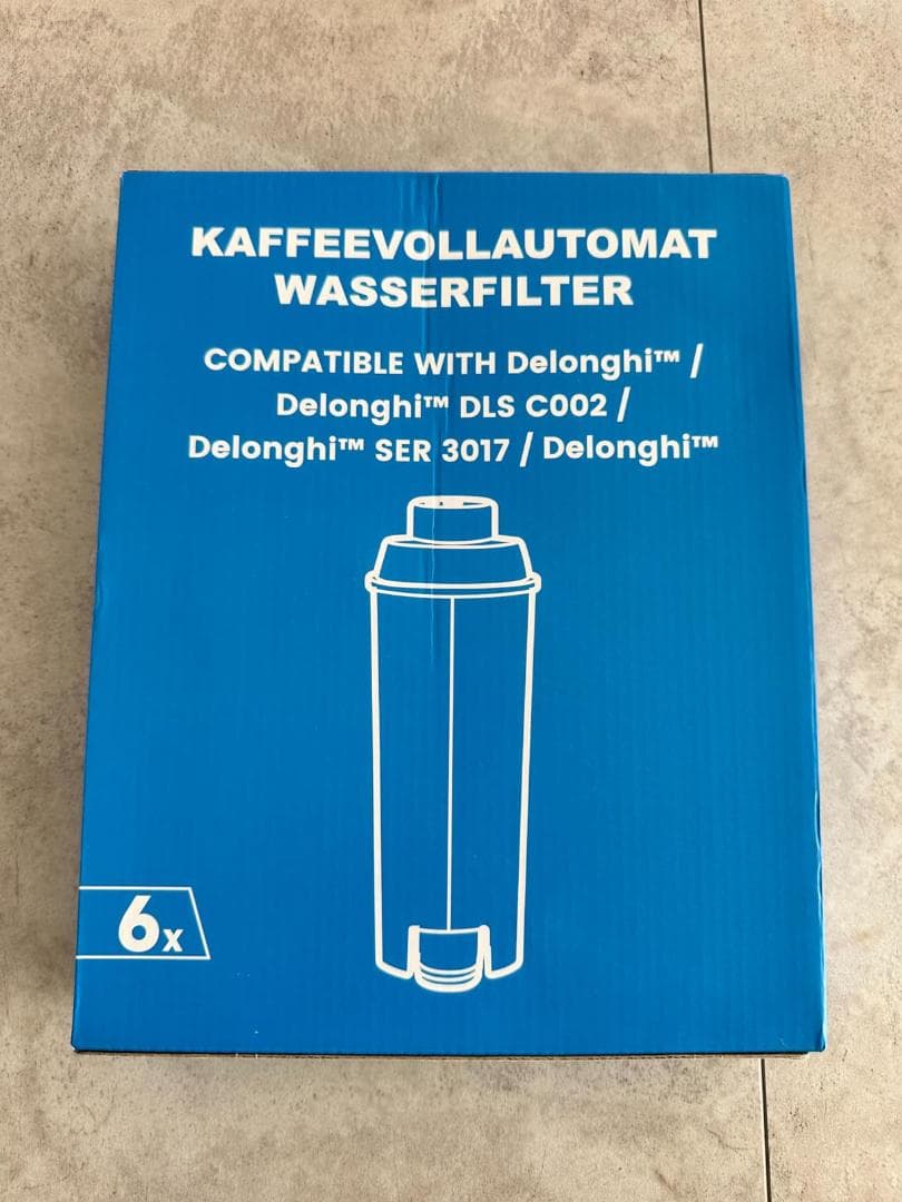 Mutital 6ピース デロンギ 自動コーヒーマシン用浄水フィルター_corg