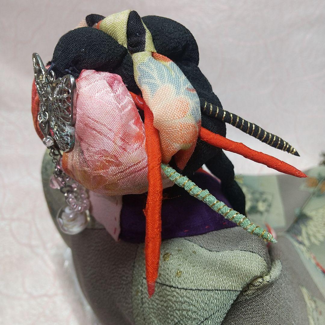 ちりめん細工 創作人形 花魁