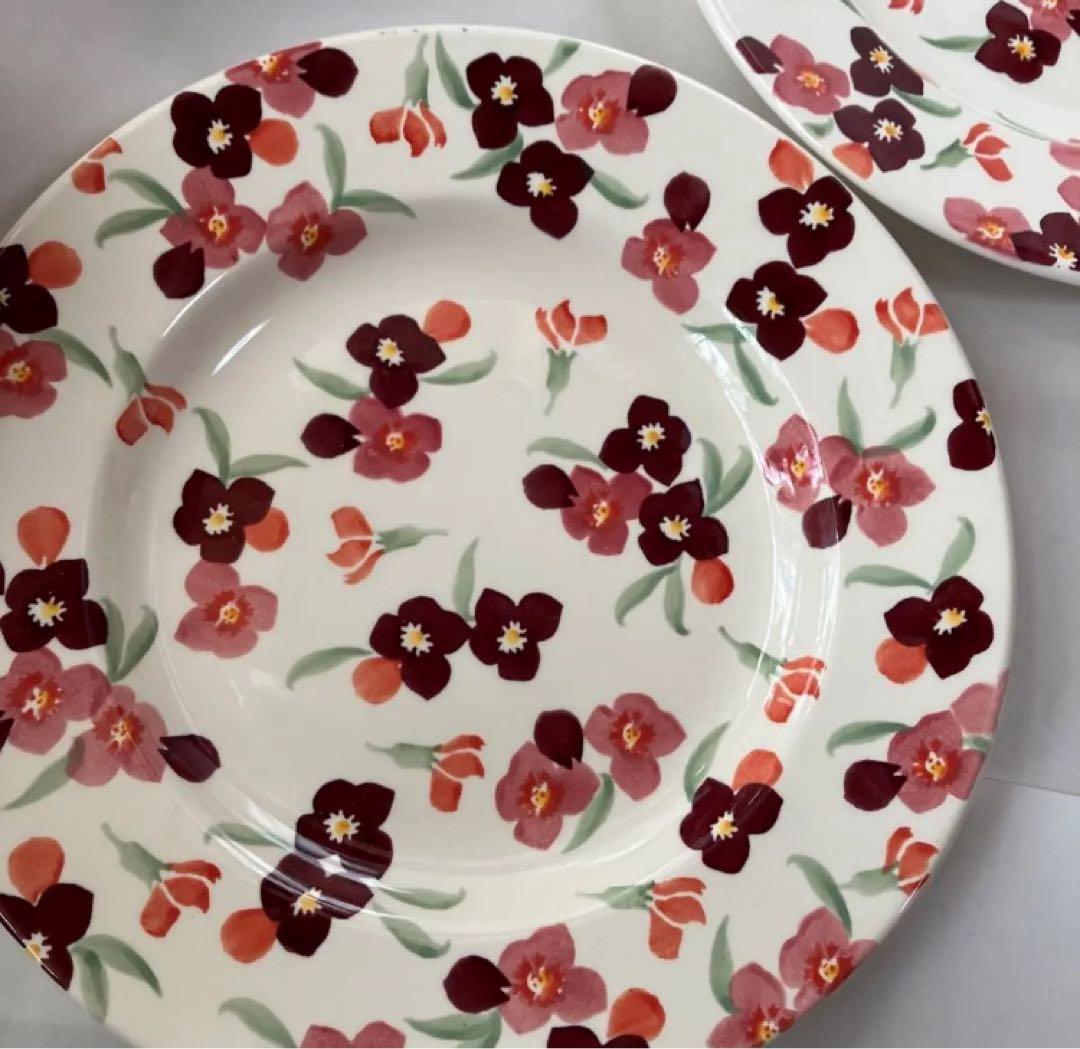 エマ　ブリッジウォーター　プレート　シリアルボウル　4枚セット　皿　ボウル　花