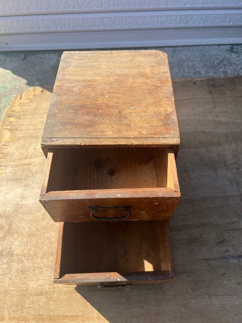 【O-360】小棚 引き出し 4点セット 昭和レトロ アンティーク 収納