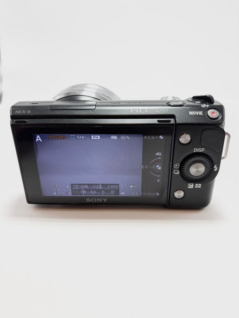 【美品】SONY α NEX-5 ブラック レンズキット ミラーレス一眼