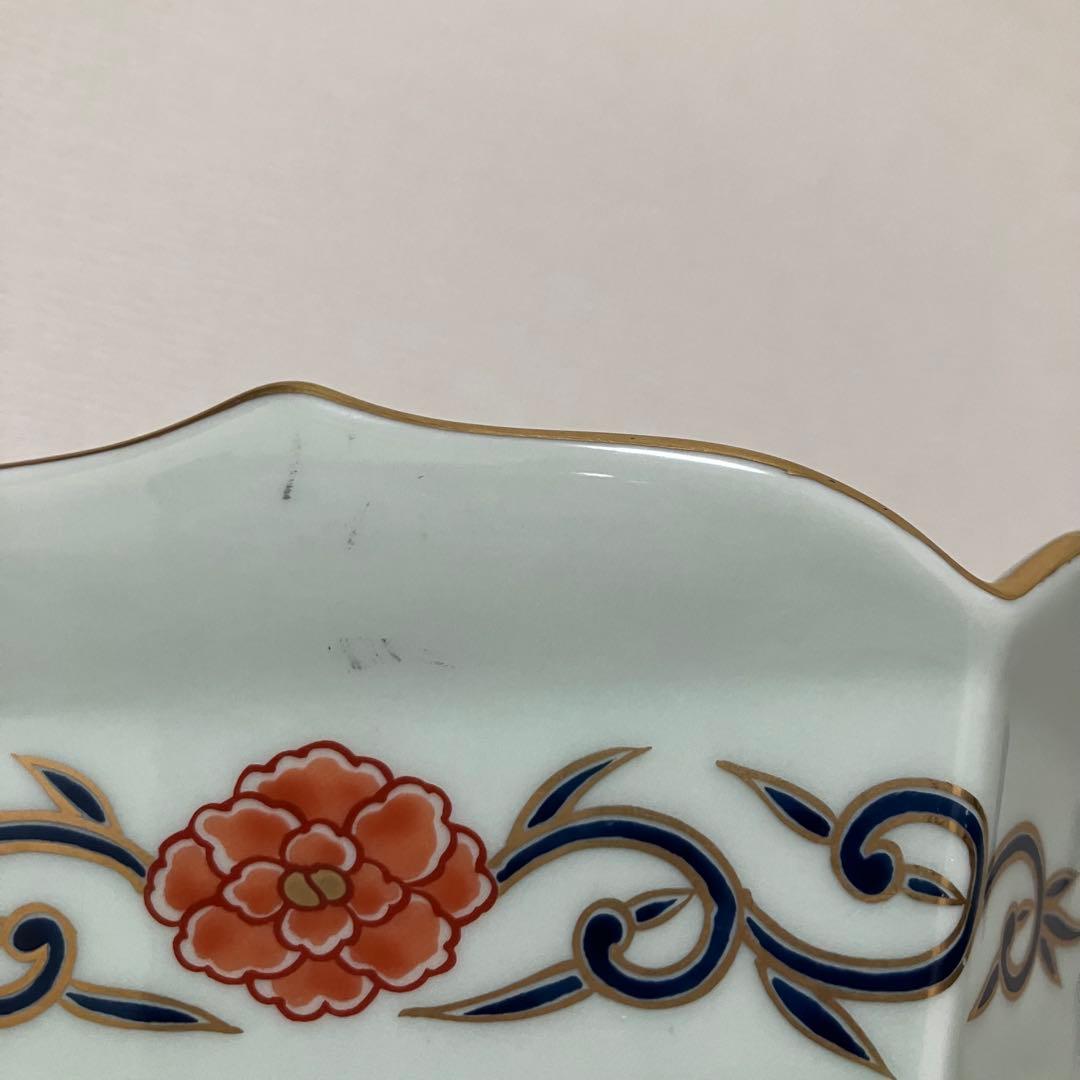 美品 林九郎窯 波佐見焼 六角盛皿 2個セット
