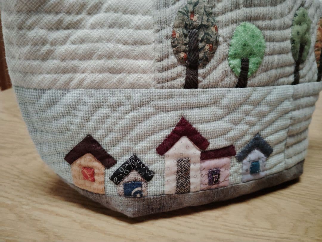 ハウスのトートバッグ パッチワーク