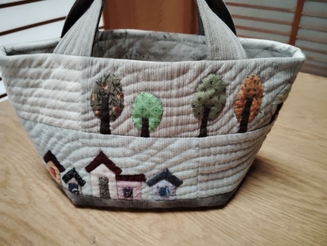 ハウスのトートバッグ パッチワーク