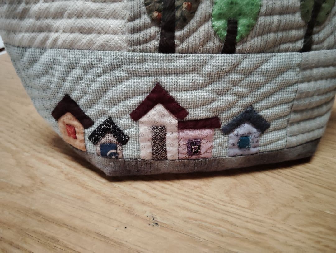 ハウスのトートバッグ パッチワーク