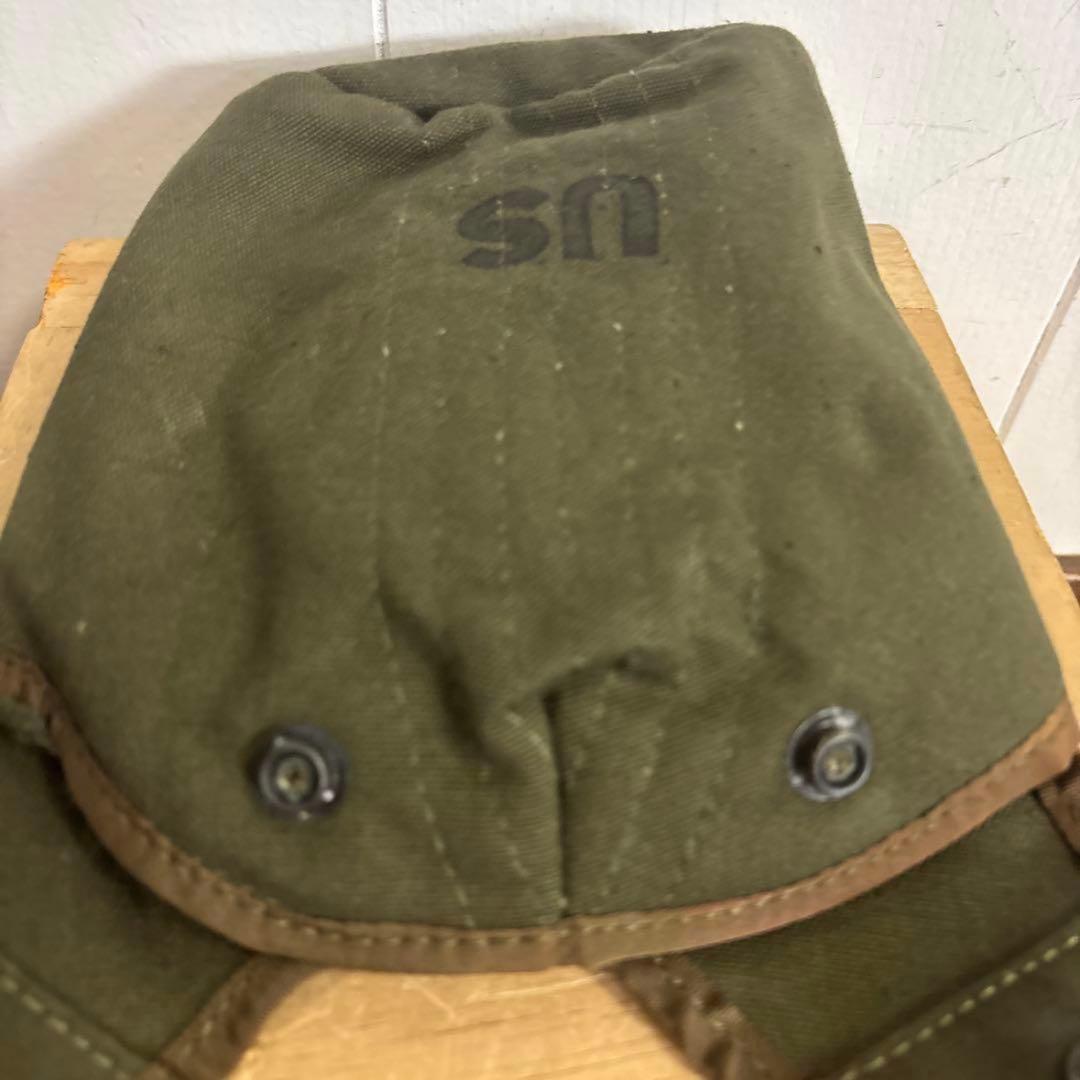 デッドストック　60s 米軍実物　M1956 コットン　キャンティーンカバー　⑨