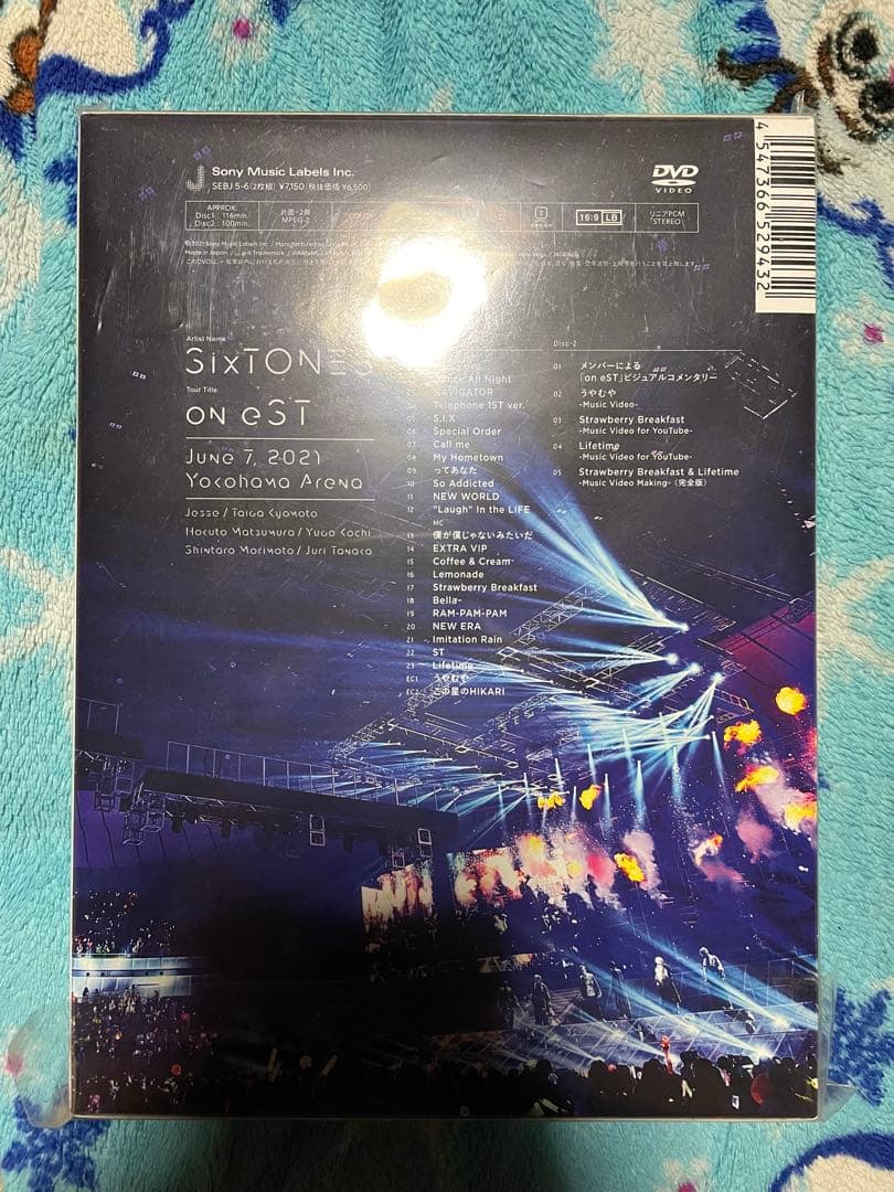 【新品未開封】SixTONES on eST DVD 初回盤