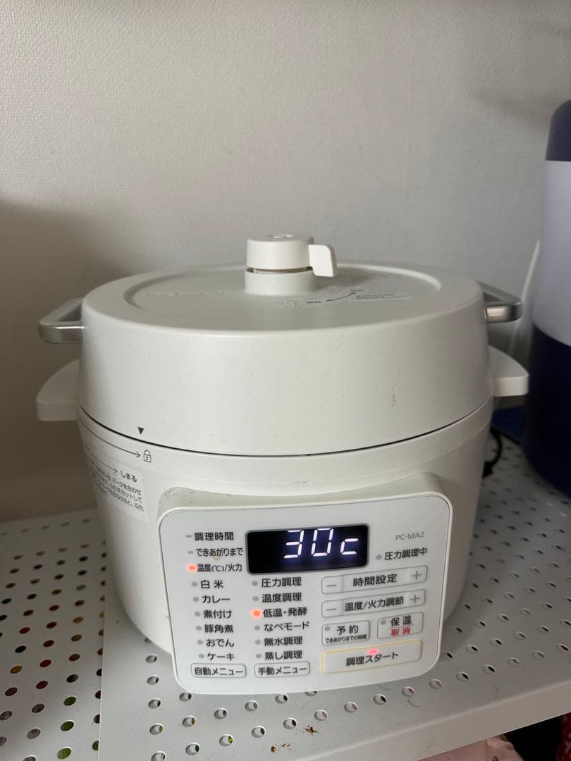 アイリスオーヤマ　電気圧力鍋　動作問題なし