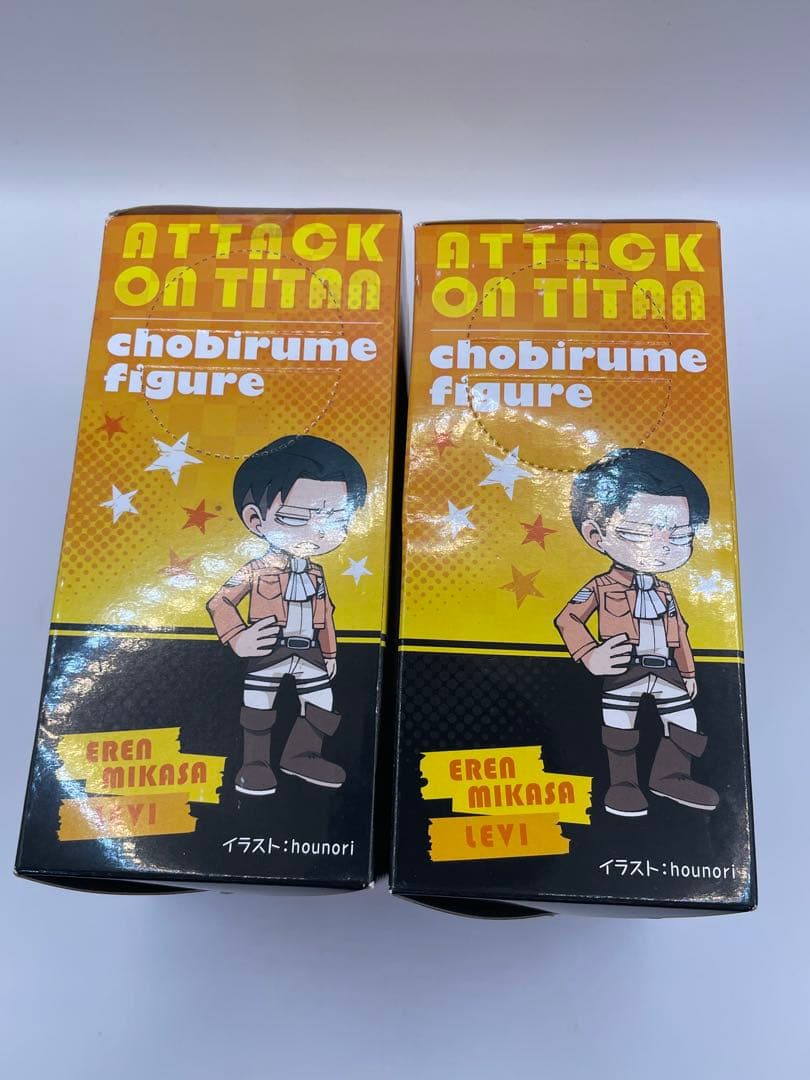 未開封⭐︎ 進撃の巨人 ちょびるめフィギュア リヴァイ エレン