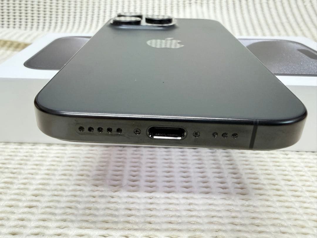 バッテリー残量91％　iPhone 15 Pro 256GB ブラックチタニウム