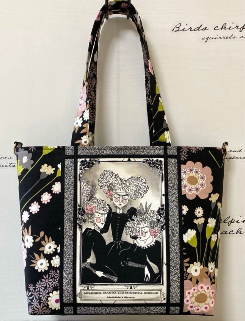 アレキサンダーヘンリー★トートバッグ少し大きめ★ハンドメイド★ghastlies