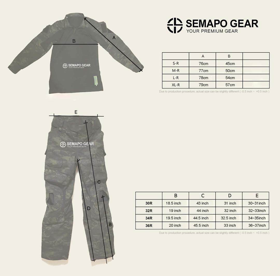 K*C様 SEMAPO AOR2 コンバットパンツ NAVY CUSTOM DE