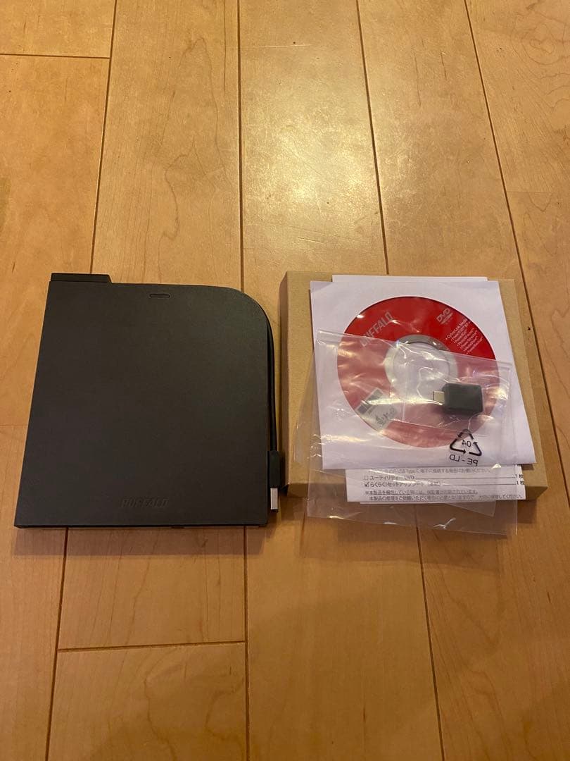 BUFFALO ブルーレイディスクドライブ BRXL-PT6U3-BK 美品