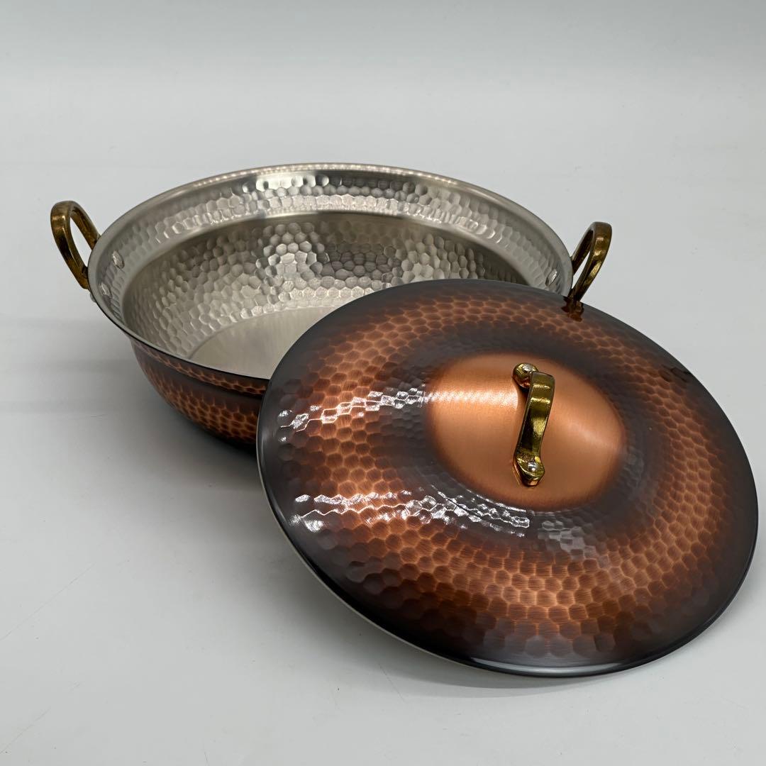 新品 銅製 ちり鍋 IH対応 21cm FS-101IH ミニ卓上鍋