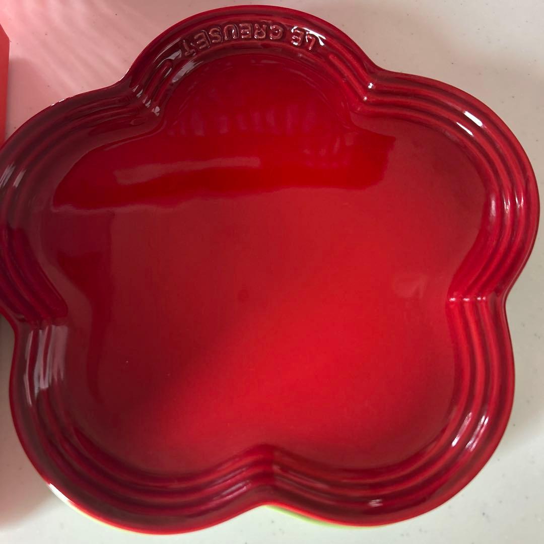 LE CREUSET フラワープレート23cm 5枚 レインボー最終値下げ