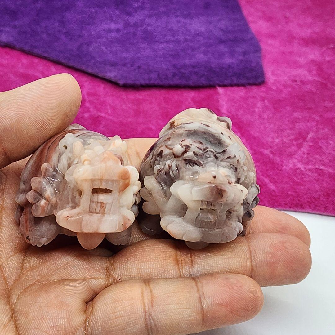 アラシャン アラシャンアゲート（瑪瑙） ロングイ 2個セット