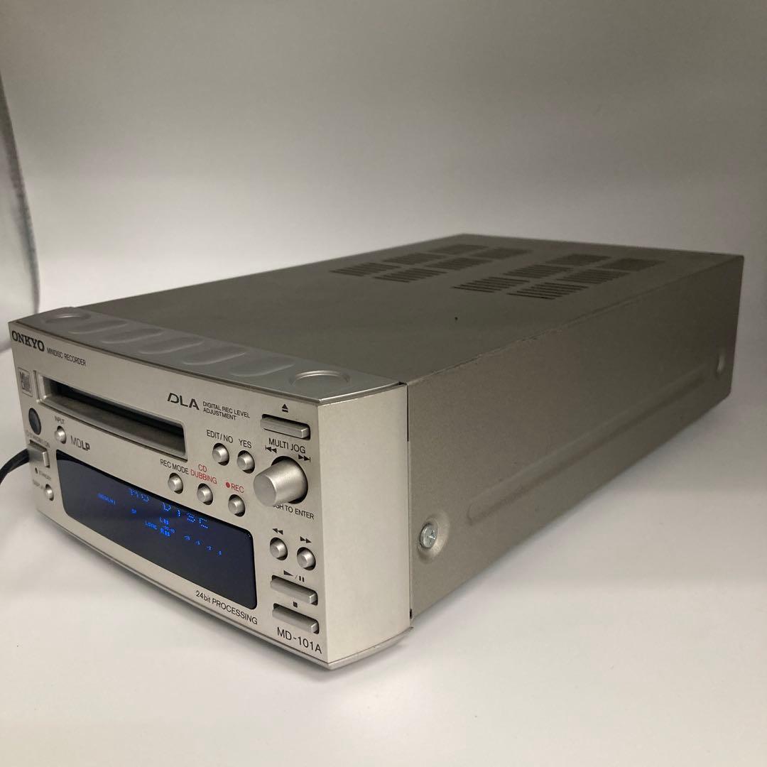 【通電確認済】 ONKYO オンキョー ミニディスクレコーダー MD-101A