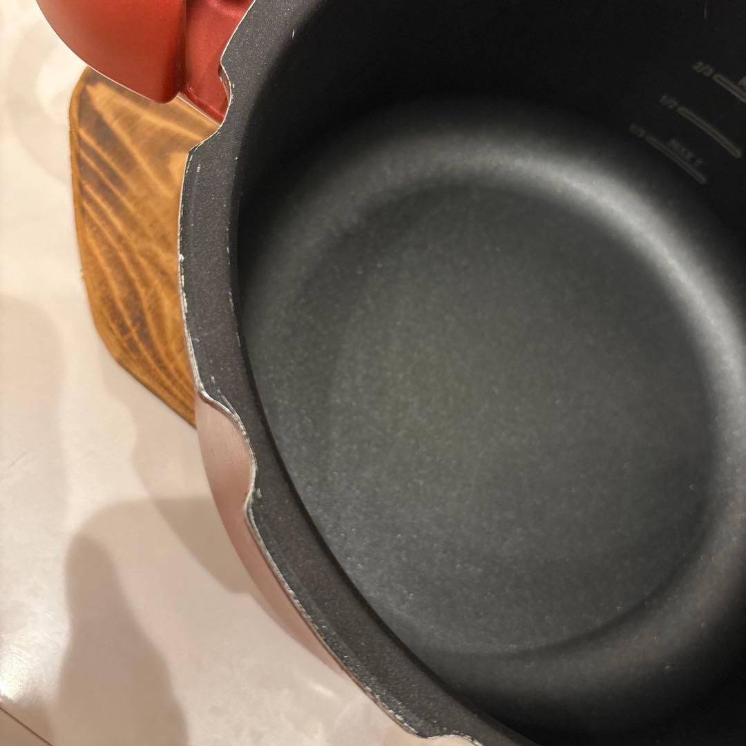 T-fal 2in1圧力鍋　クリプソミニットデュオ　レッド　5.2L 5号