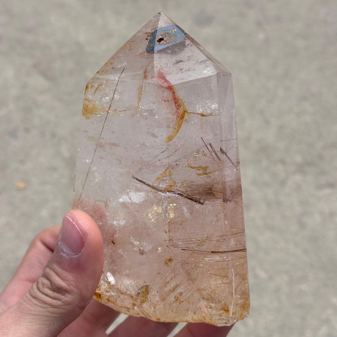 天然石ルチルクォーツのポイント　ご購入前に在庫確認必要G.834