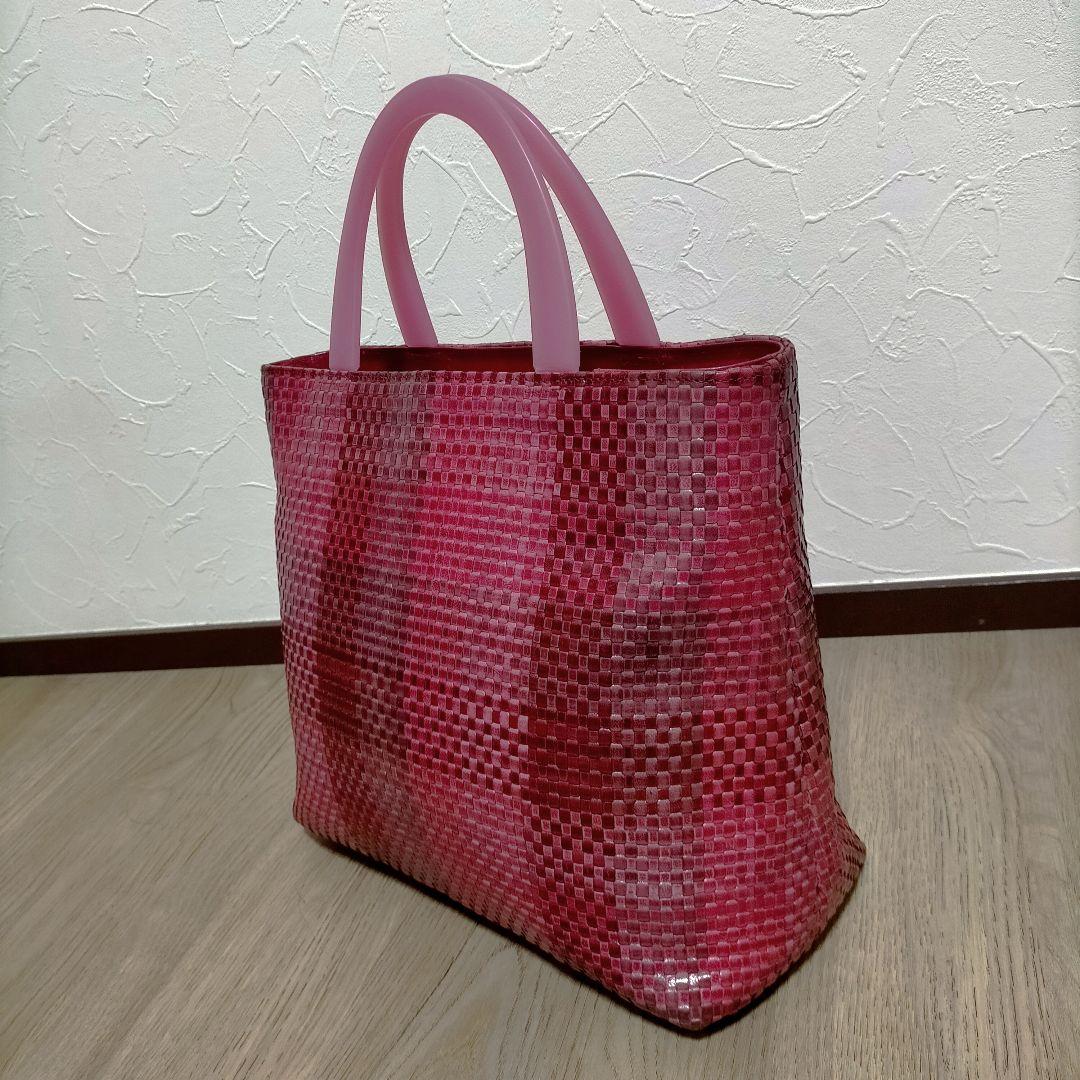 超美品 レザー 本革 編み込み おしゃれ 使いやすい ハンドバッグ トートバッグ