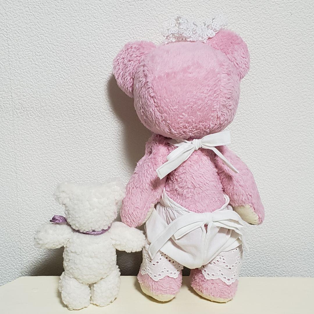 No.596 テディベア　ピンク×シロクマちゃん