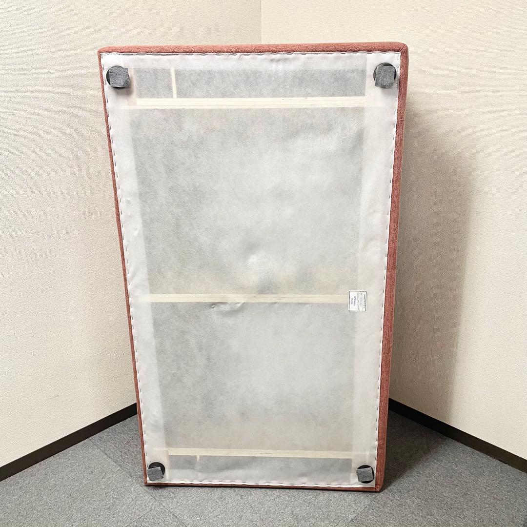 ニトリ 2人用布張りソファ レッド