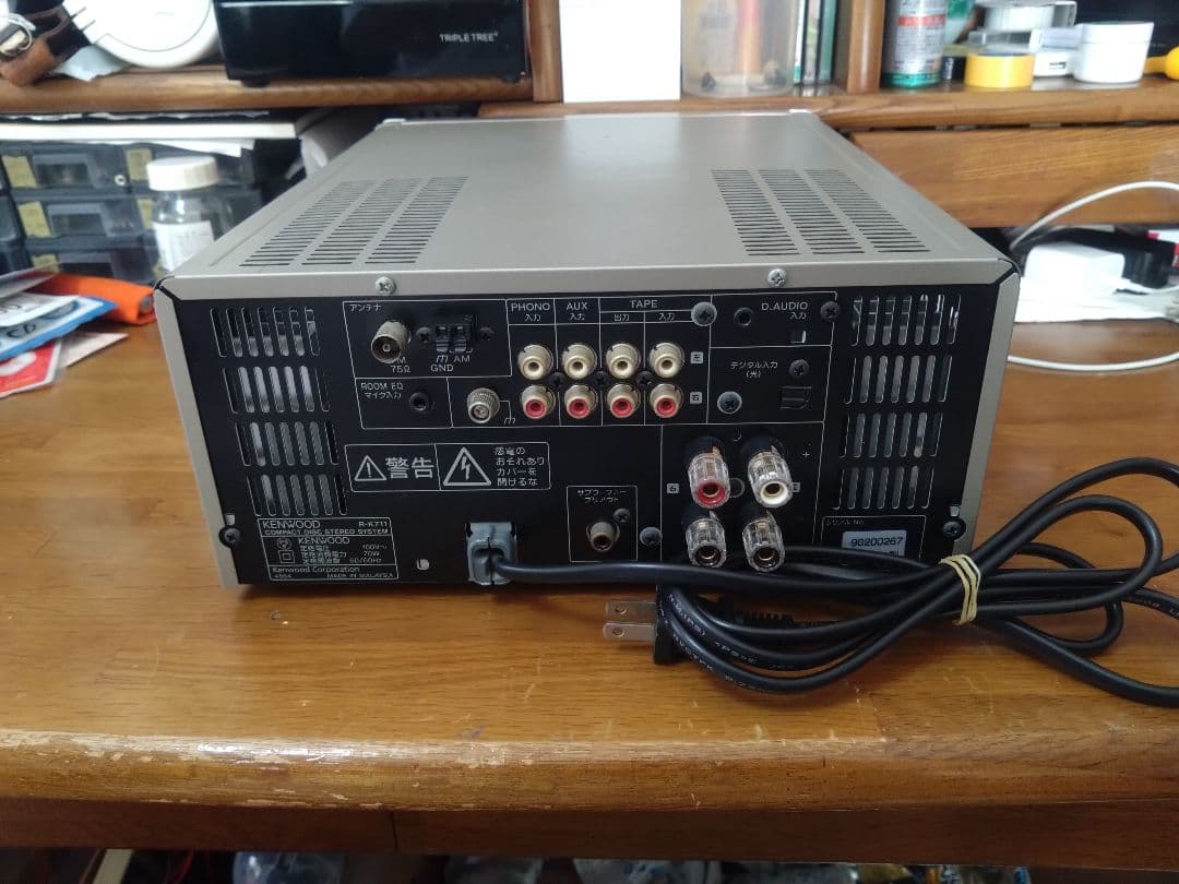 【動作確認済】KENWOOD R-K711 CDレシーバー